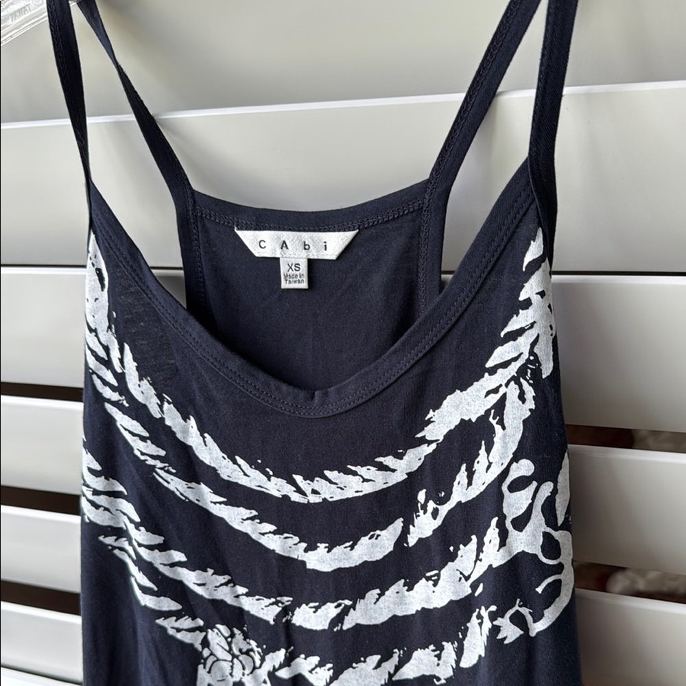 Cabi Blue and White Women's Top